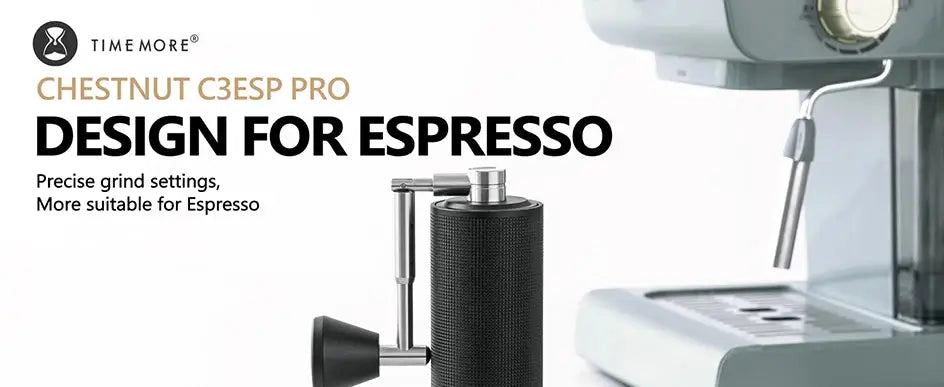 StepUP Coffee Manual Coffee Grinder Chestnut C3 ESP Pro – Steel Conical Burr