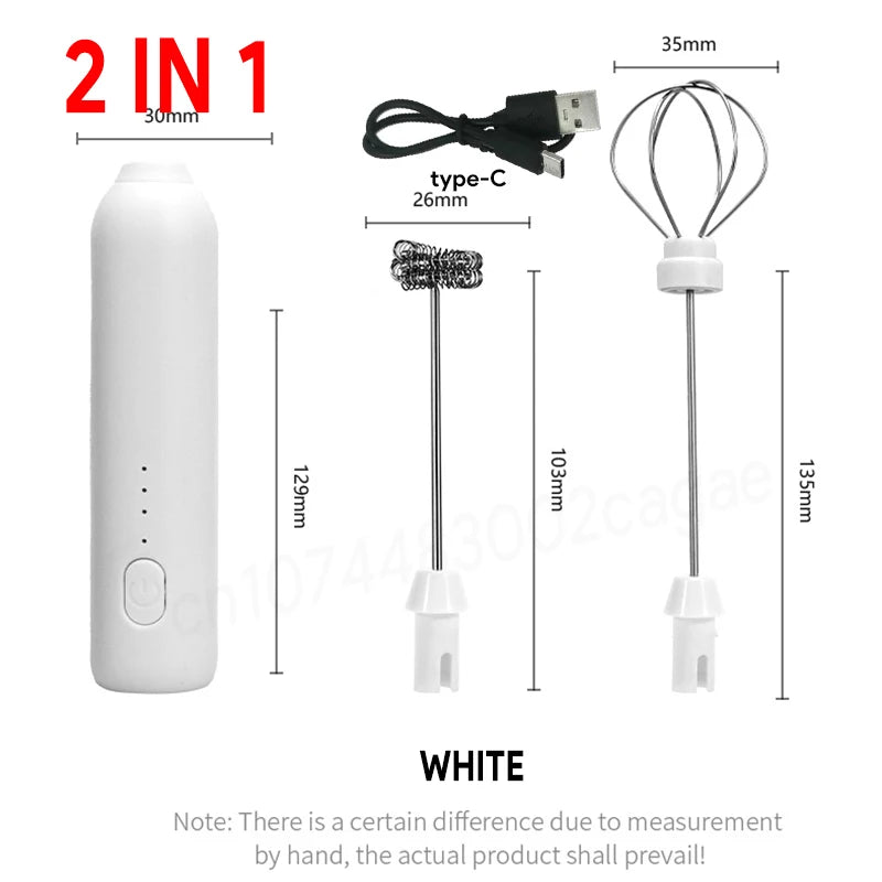 USB 3-Speed Milk Frother
