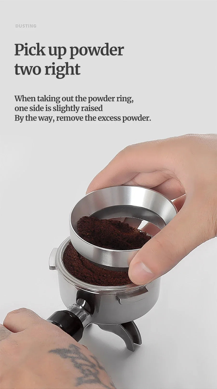Aluminum Espresso Dosing Ring