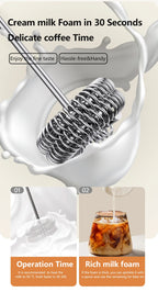 USB 3-Speed Milk Frother