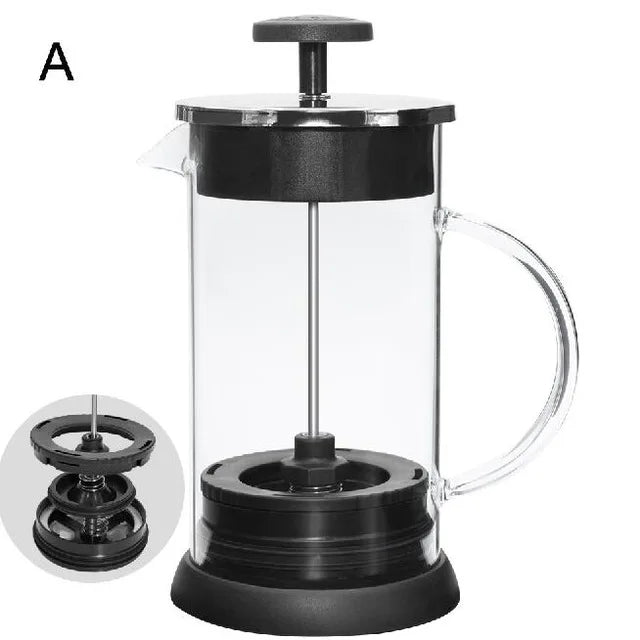 French Press 1000ml With Filter Double Wall Insulation Stainless Steel - StepUp Coffee