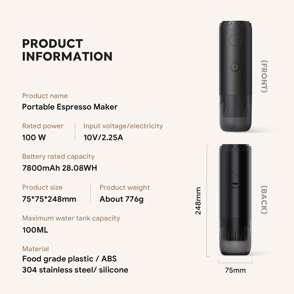 Portable Car Espresso Maker