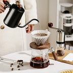 Bincoo Pour Over Coffee Maker Set 800ml Glass Carafe Coffee with Glass Coffee Filter Drip Coffee Maker Set for Home or Office