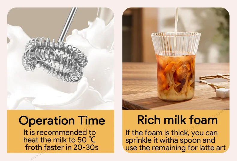 USB 3-Speed Milk Frother