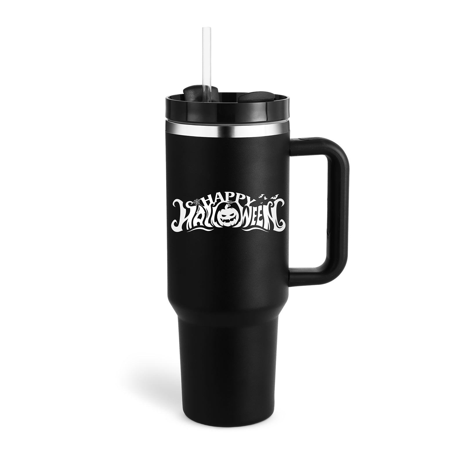 Thermal Mug 40oz Straw Coffee Insulation Cup With Handle BPA Free Coffee travel mug - StepUp Coffee