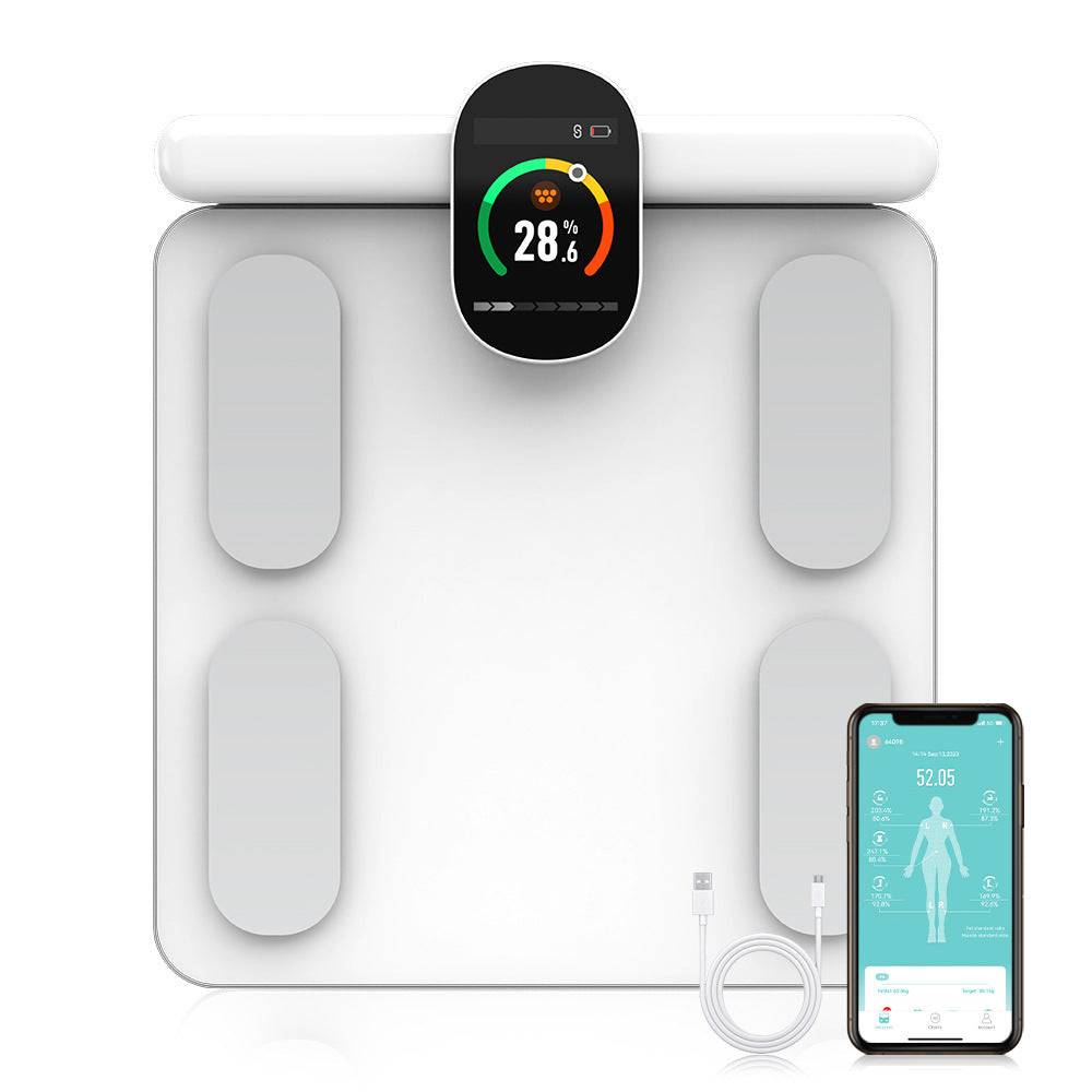 Intelligent Eight-Electrode Body Fat Scale | Professional Body Composition Analyzer"