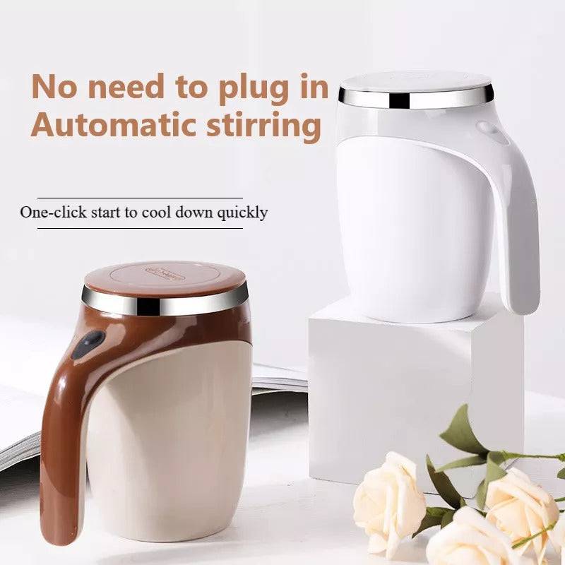 Self Stirring Cup Coffee Cup Rechargeable Coffee travel mug - StepUp Coffee