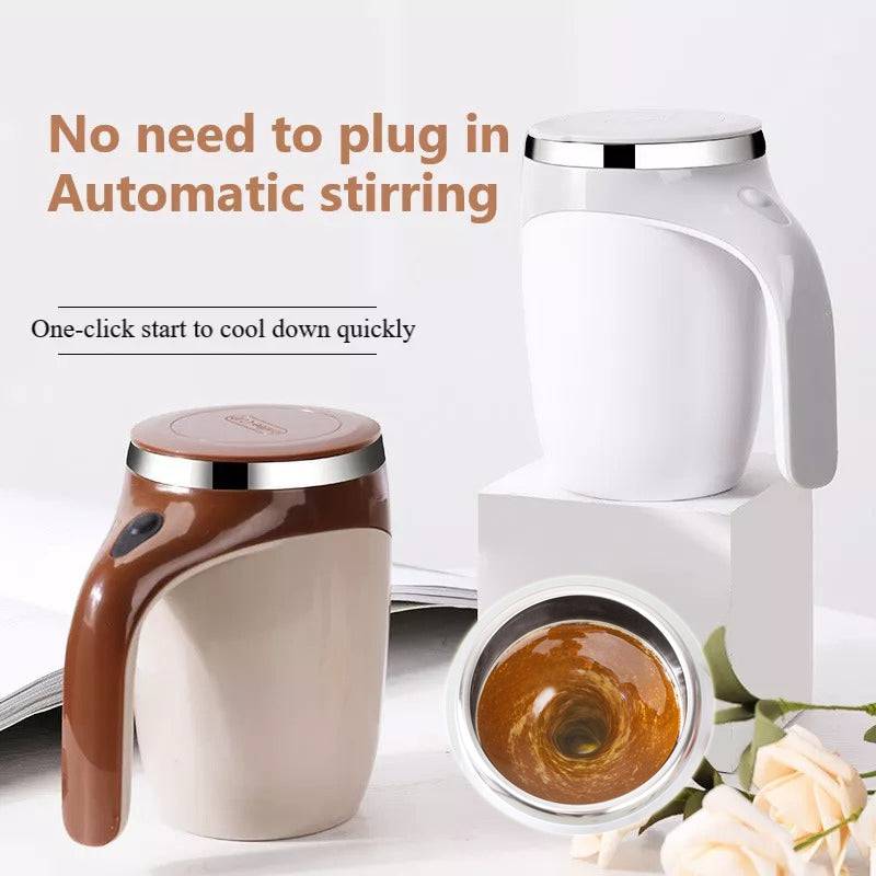 Self Stirring Cup Coffee Cup Rechargeable Coffee travel mug - StepUp Coffee