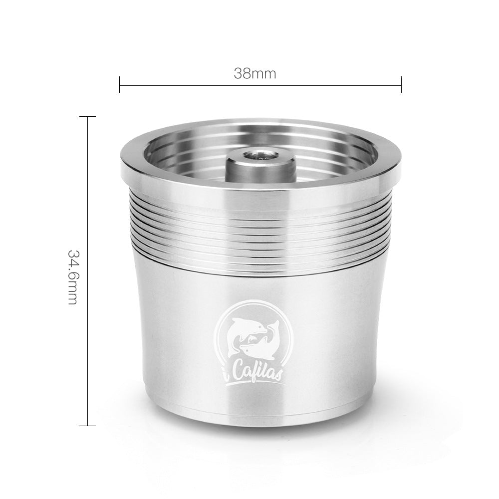 Portable Stainless Steel Coffee Capsule Cup
