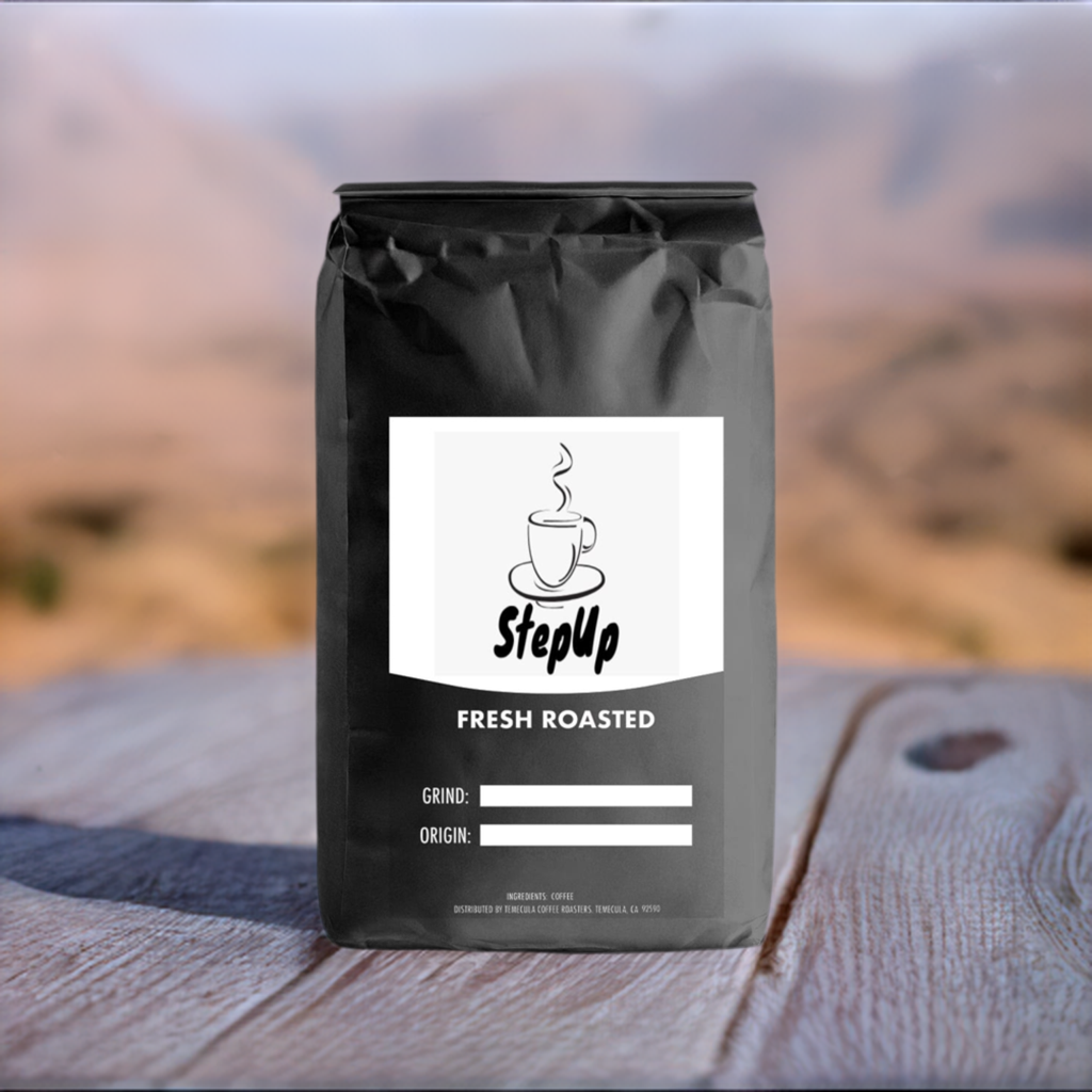 Ethiopia Natural, Std. Espresso, Coarse, Whole- 12oz-12lb Med. Dark Coffee - StepUp Coffee