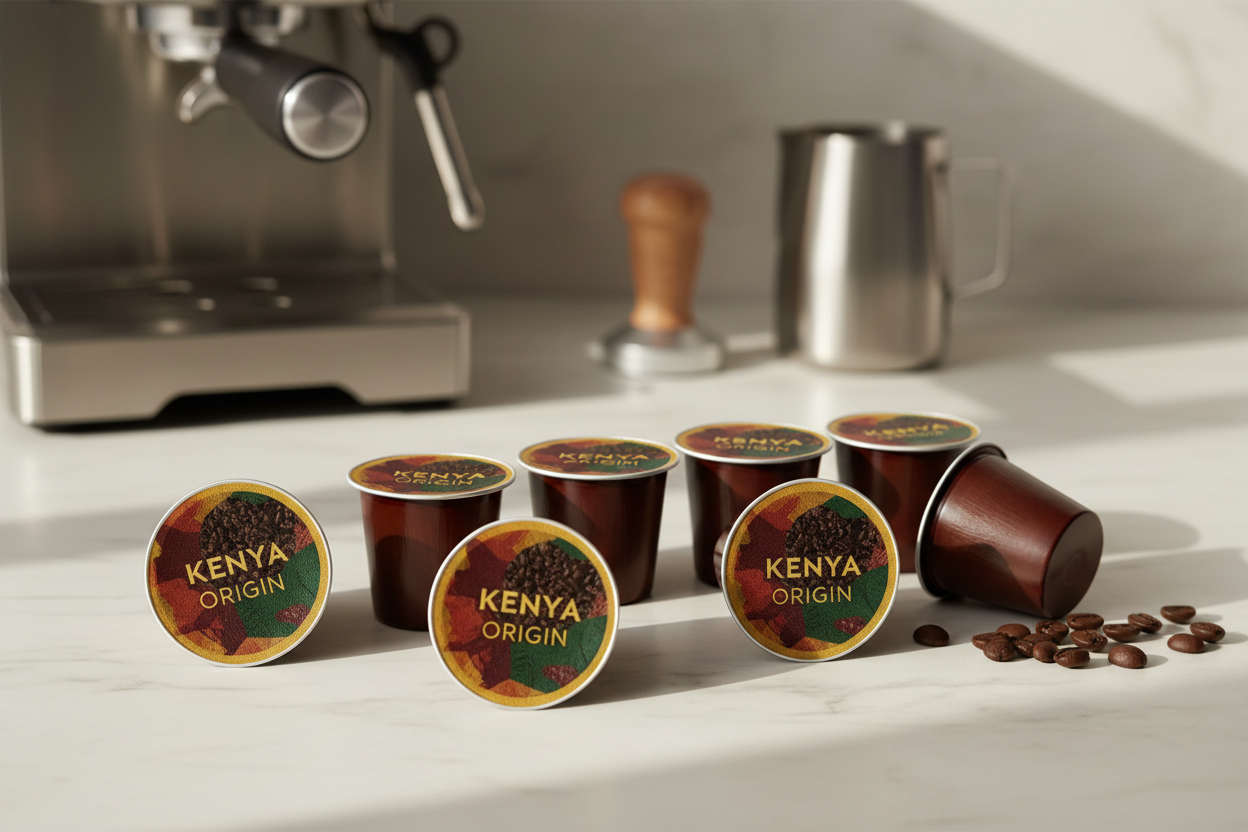 Kenya Coffee Pods | Bright Acidity & Citrus Notes | Single-Origin from Othaya, Nyeri County