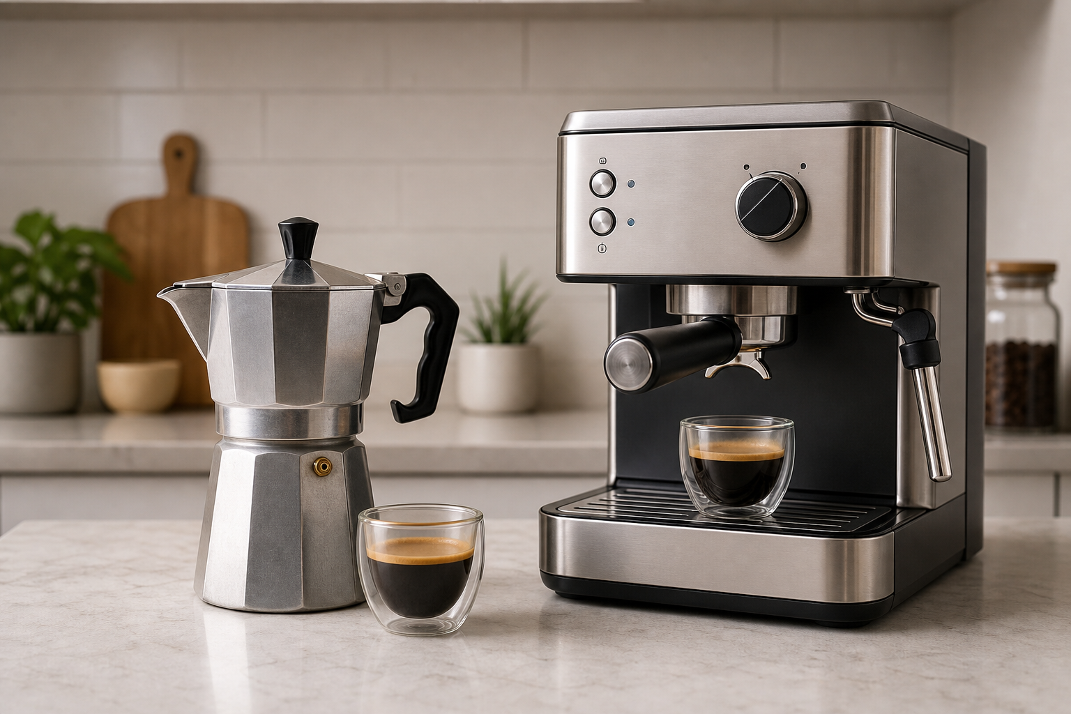 stovetop espresso maker vs espresso machine at a glance 1782691276032