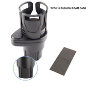 2 In 1 Vehicle-mounted Slip-proof Cup Holder 360 Degree Rotating Water Car Cup Holder Multifunctional Dual  Auto Accessory