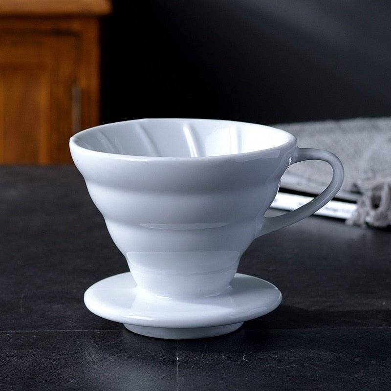 Coffee Dripper Hario V60 Style Drip Filter Cup Permanent Pour Over Coffee Filter Baskets - StepUp Coffee