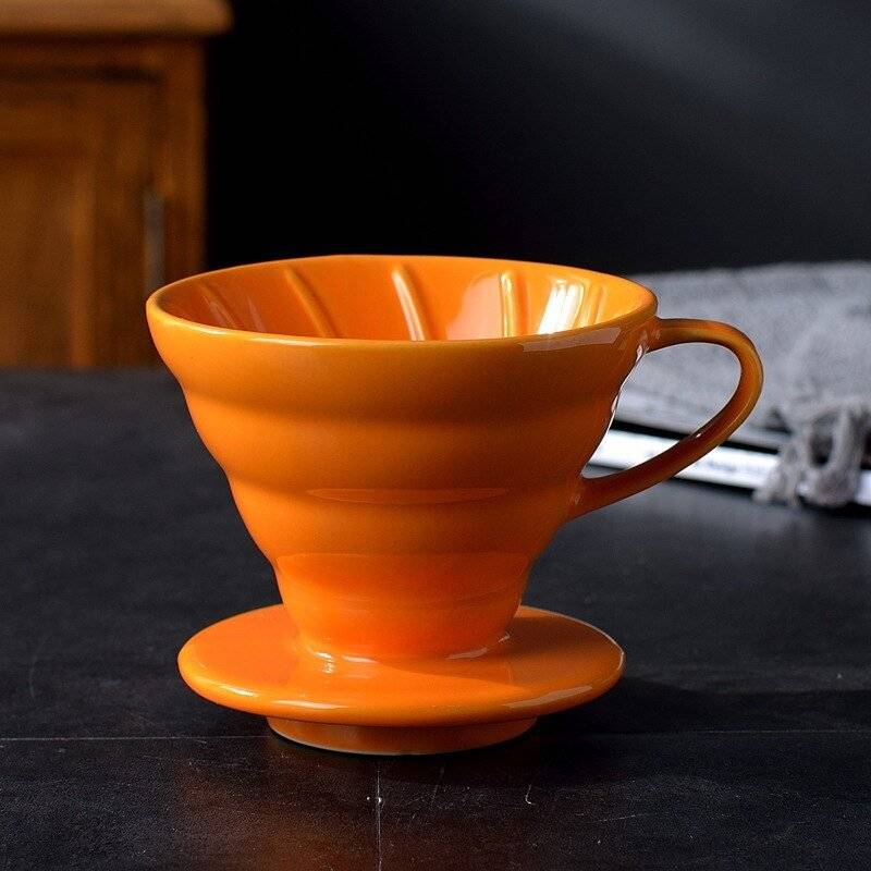 Coffee Dripper Hario V60 Style Drip Filter Cup Permanent Pour Over Coffee Filter Baskets - StepUp Coffee