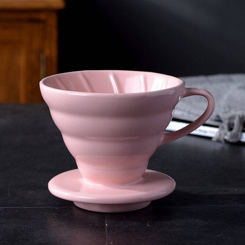 Coffee Dripper Hario V60 Style Drip Filter Cup Permanent Pour Over Coffee Filter Baskets - StepUp Coffee