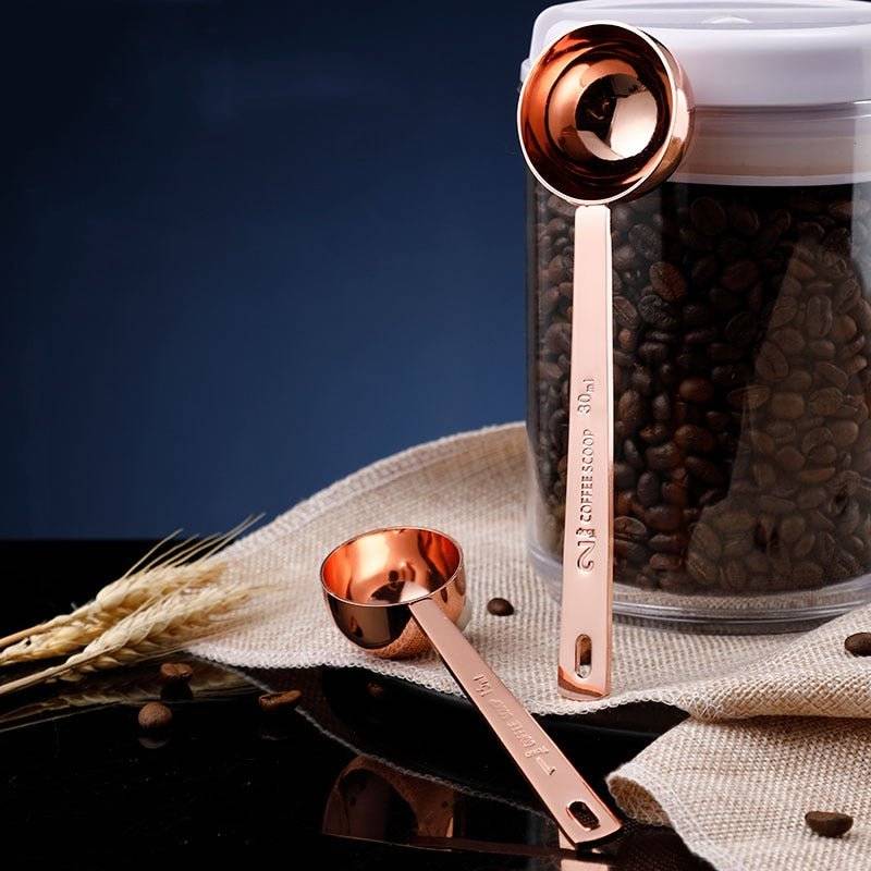 Coffee Scoop Stainless Steel Measuring Spoon Coffee Spoon Silver Gold 0 - StepUp Coffee