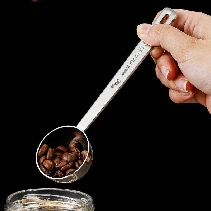 Coffee Scoop Stainless Steel Measuring Spoon Coffee Spoon Silver Gold 0 - StepUp Coffee