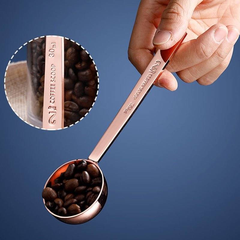 Coffee Scoop Stainless Steel Measuring Spoon Coffee Spoon Silver Gold 0 - StepUp Coffee