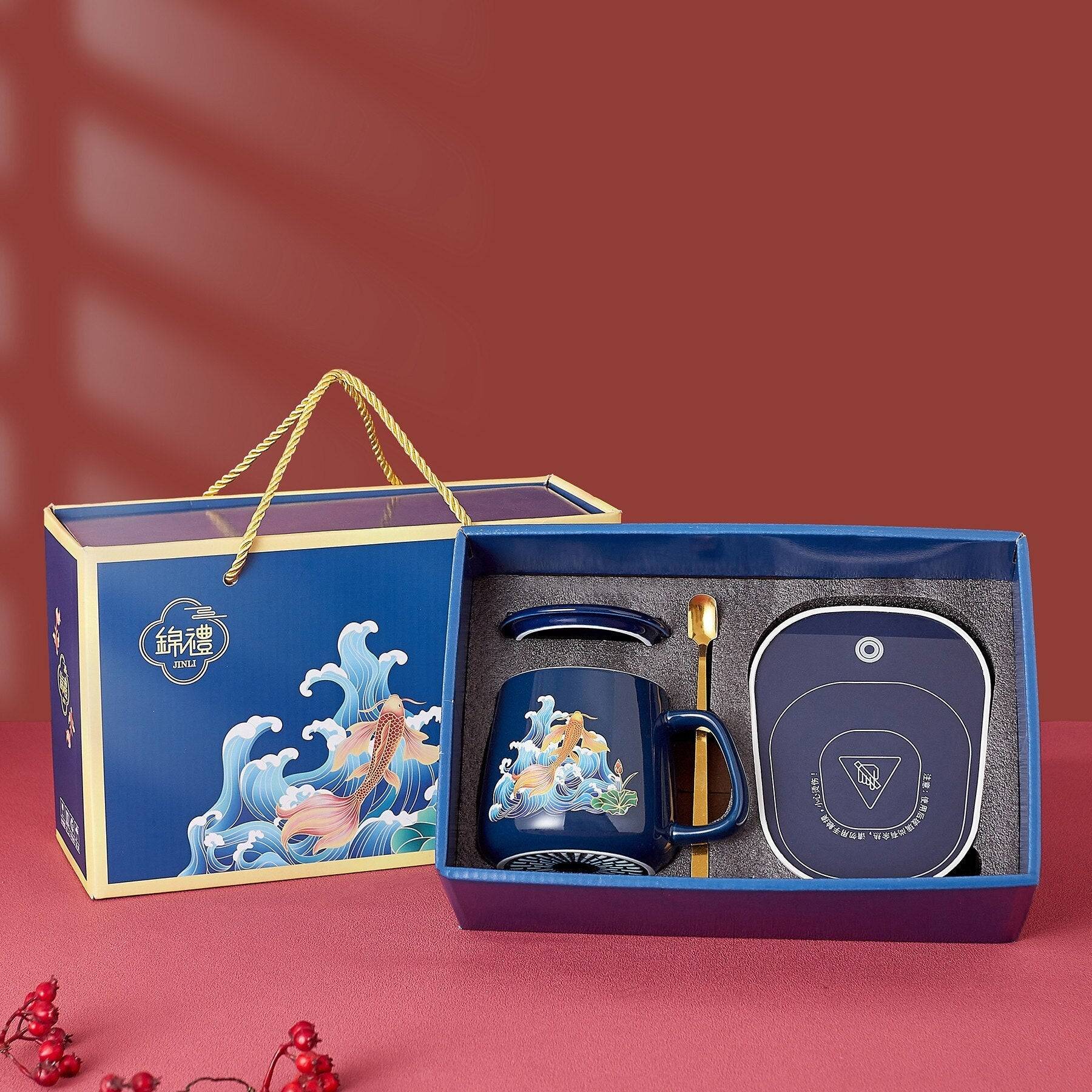 Coffee Cup Warmer Set Gift Package USB Coffee travel mug - StepUp Coffee