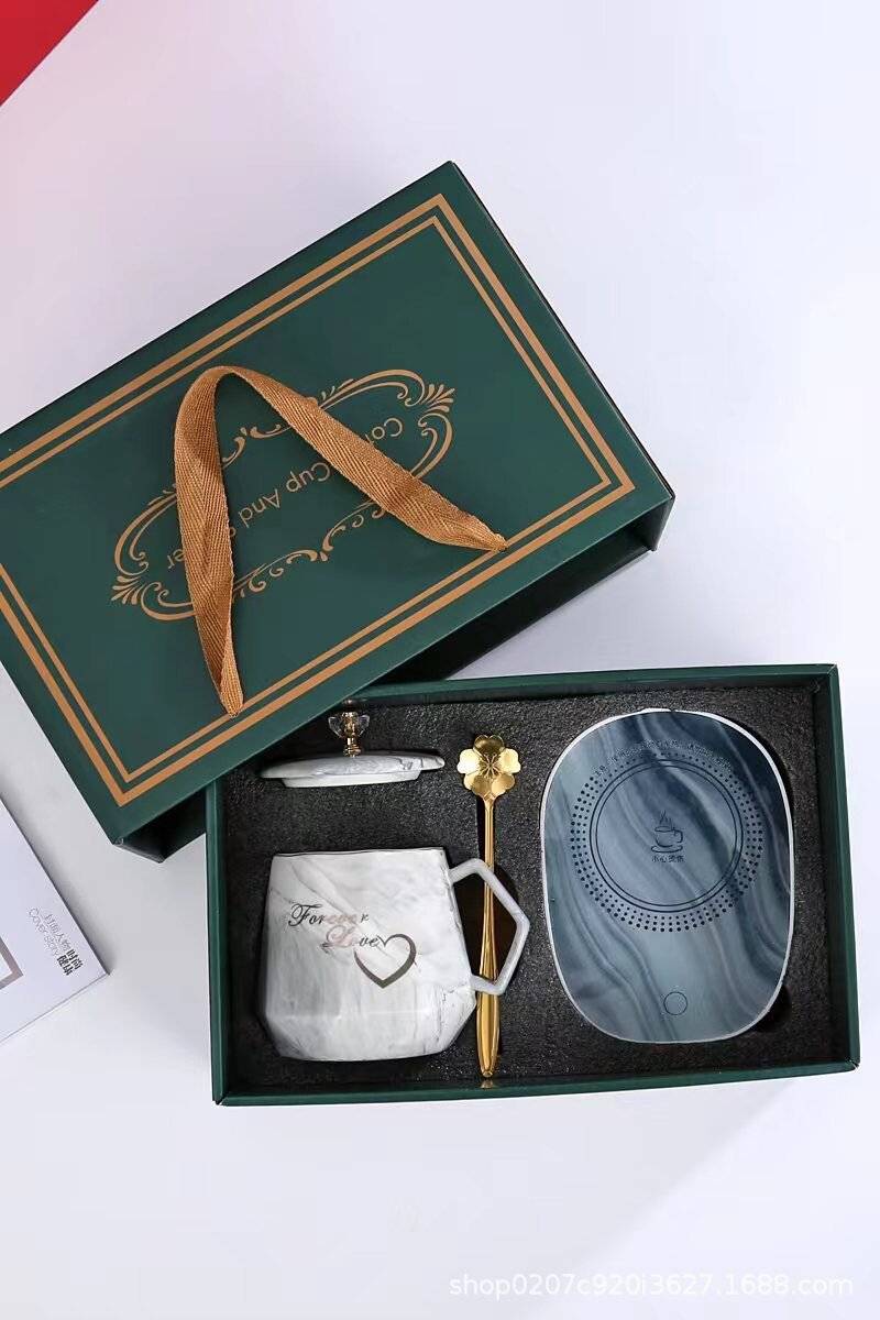 Coffee Cup Warmer Set Gift Package USB Coffee travel mug - StepUp Coffee