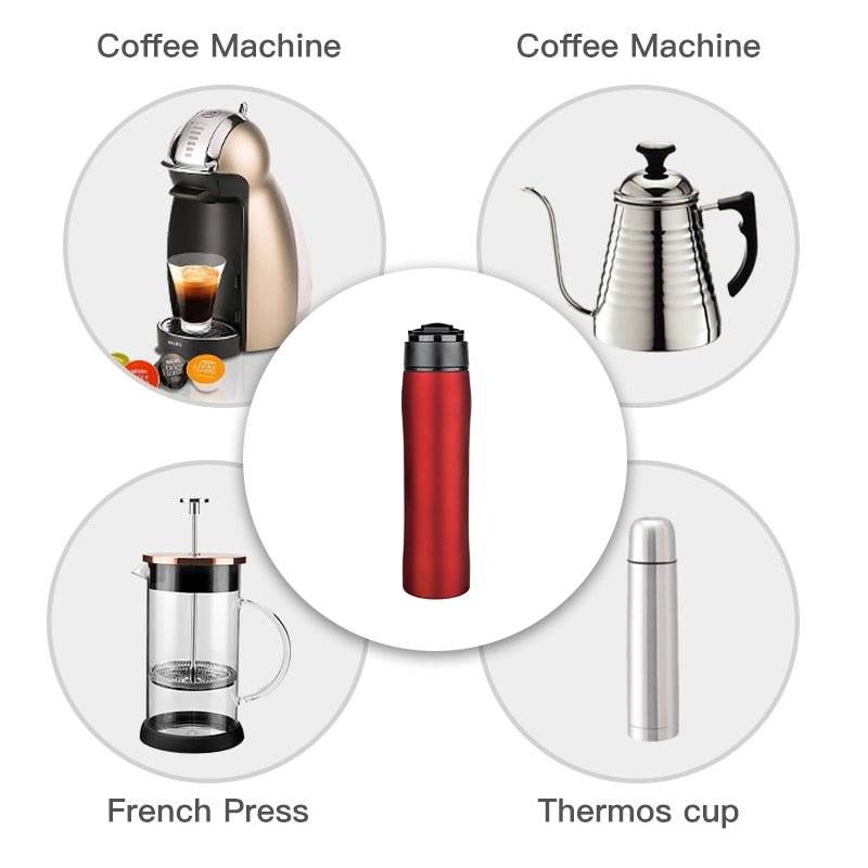 French Press Stainless Steel Portable Coffee Press Maker 0 - StepUp Coffee