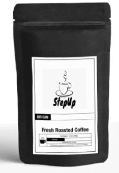 Half-Caff, Low Caffeine, Medium- Whole Bean, Standard, Espresso 12oz-2lb. Coffee - StepUp Coffee