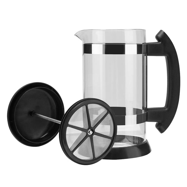 ICafilasPortable Manual French Presses Pot Coffee Maker Filter Pot Household Coffee Machine Coffee Pot Percolator Tool