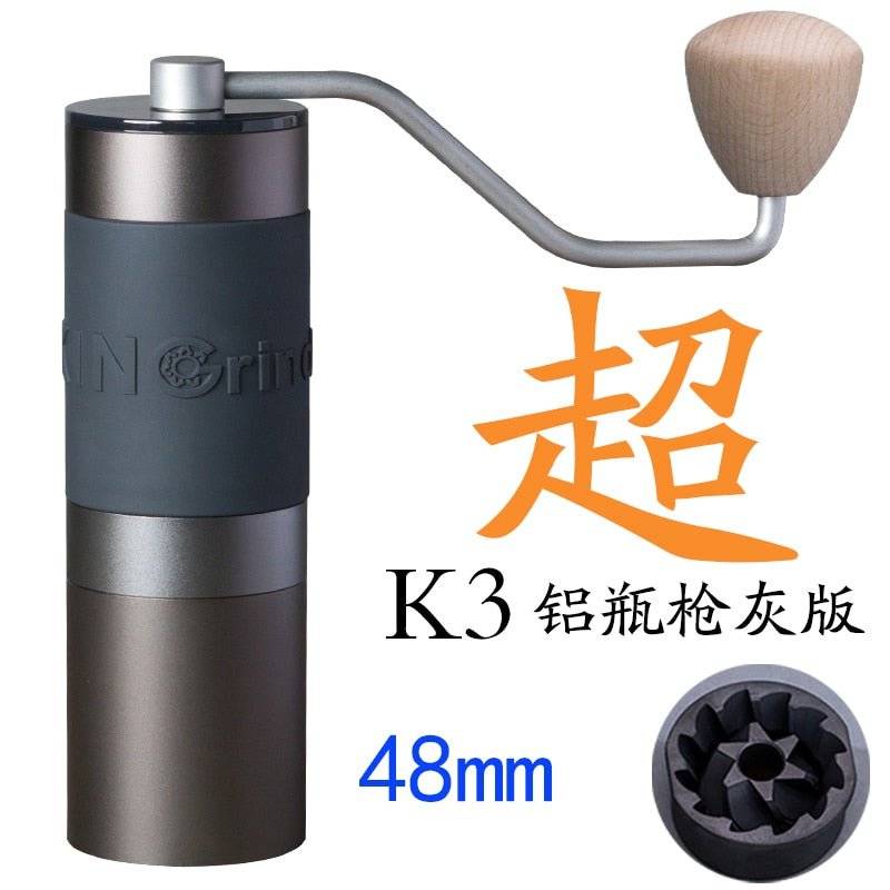 Manual coffee grinder portable mill 420stainless steel 38mm/48mm burr 0 - StepUp Coffee