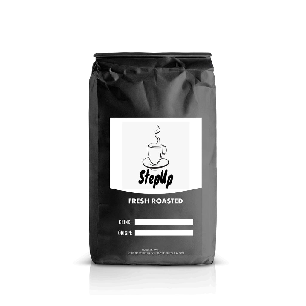 Ethiopia Natural, Std. Espresso, Coarse, Whole- 12oz-12lb Med. Dark Coffee - StepUp Coffee