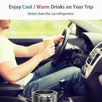 Car Heating Cooling Cup for Coffee Holder Smart 2 in 1 Travel Mini Car Refrigerator Coffee travel mug - StepUp Coffee