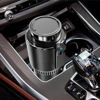 Car Heating Water Cup Car Coffee Warmer Beverage Temperature Display Coffee travel mug - StepUp Coffee