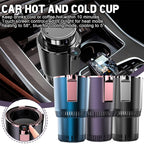 Car Heating Water Cup Car Coffee Warmer Beverage Temperature Display Coffee travel mug - StepUp Coffee